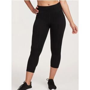 NWT WoolX McKenna Capris Leggings Black All Season Merino Wool Med